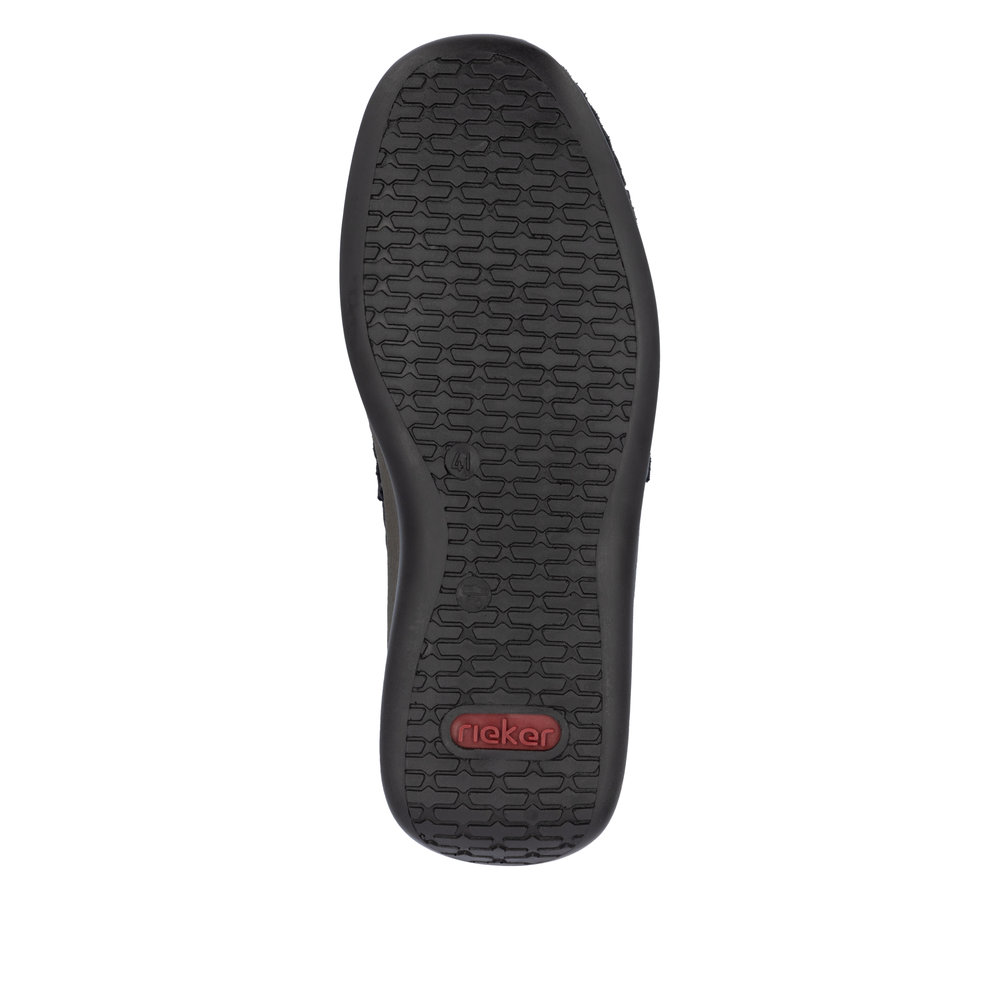 detail Pánské kožené mokasíny Rieker 05297-14 modrá