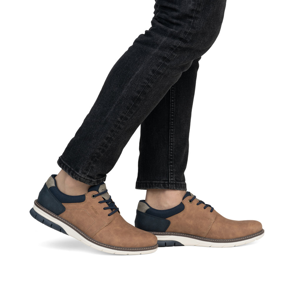 detail Pánské polobotky Rieker 14459-24 hnědá