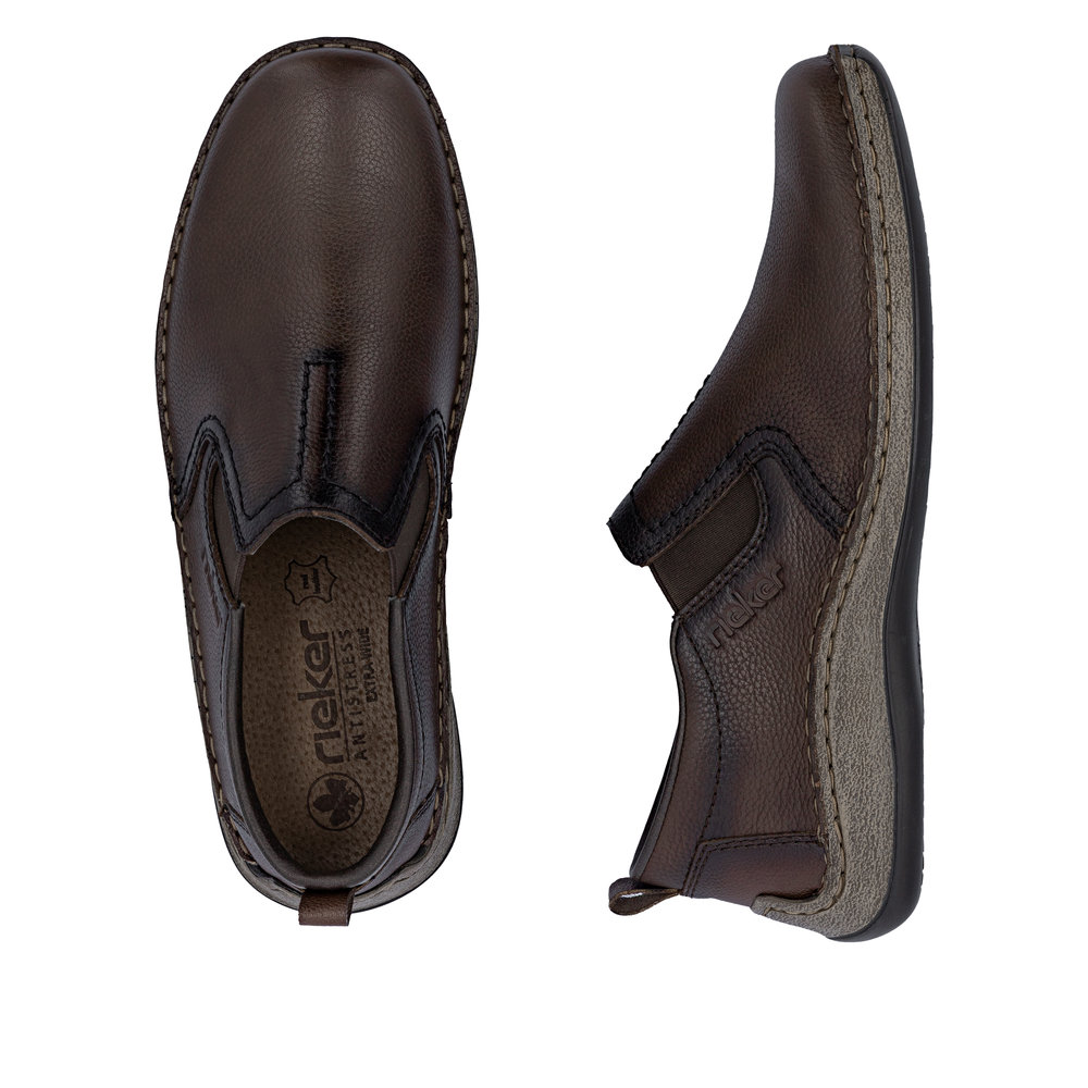 detail Pánské kožené mokasíny Rieker 05264-26