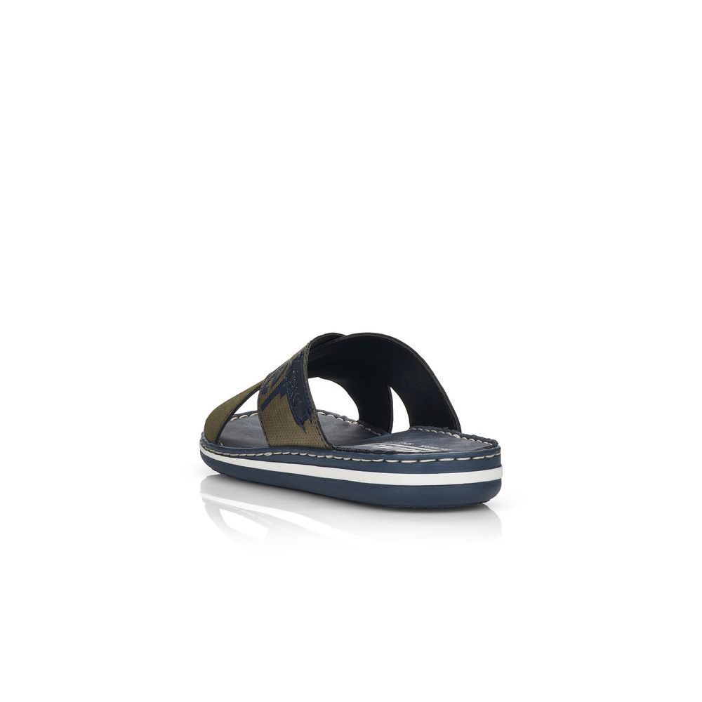 detail Pánské nazouváky Rieker 21098-54 zelená