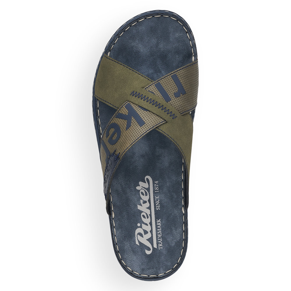 detail Pánské nazouváky Rieker 21098-54 zelená