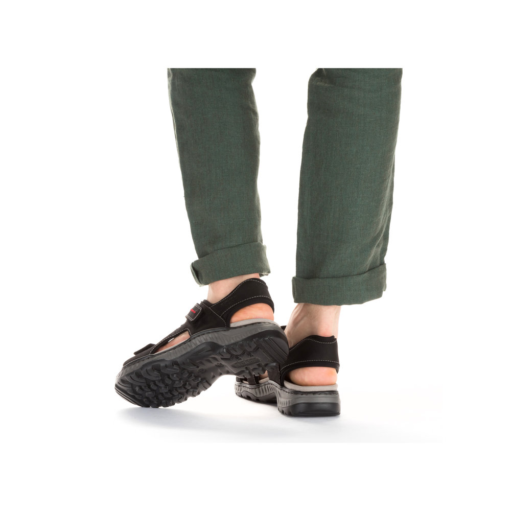 detail Pánské sandály Rieker 21760-00 černá