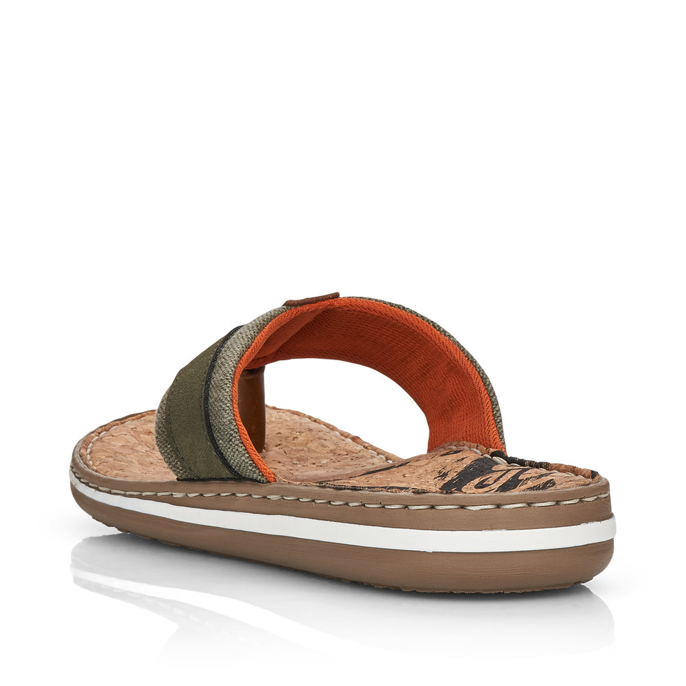 detail Pánské žabky Rieker 21095-54 zelená