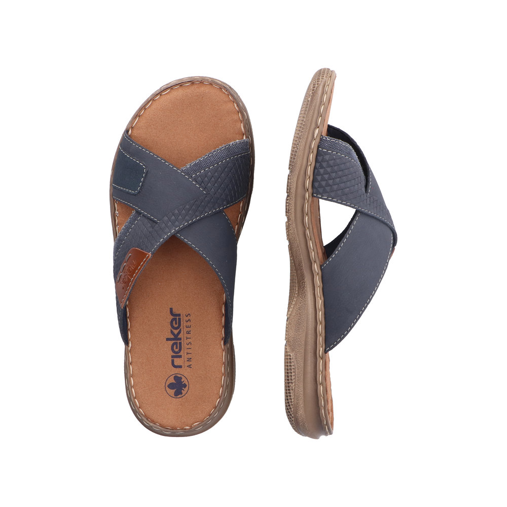 detail Pánské nazouváky Rieker 21491-14 modrá