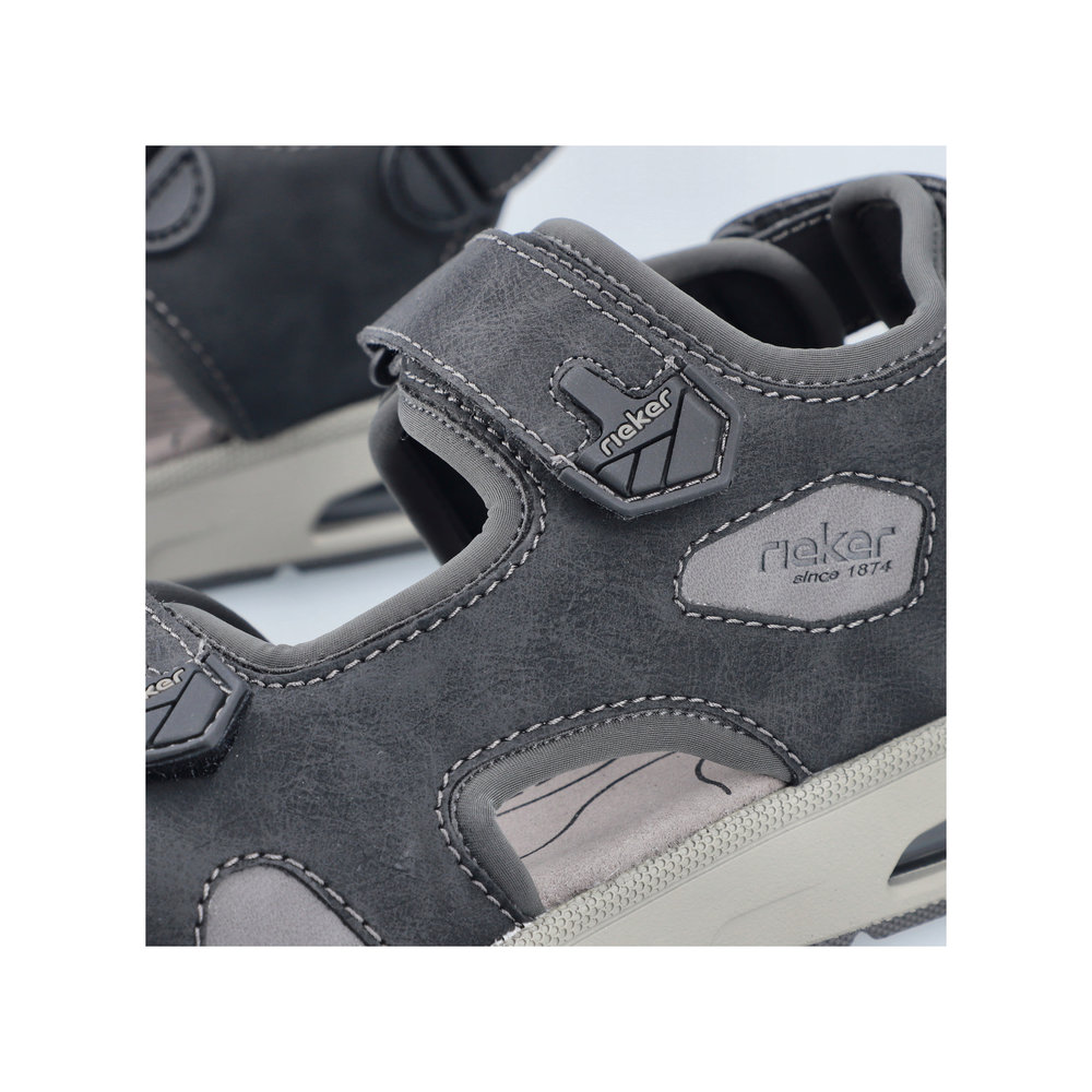 detail Pánské sandály Rieker 29151-00 černá