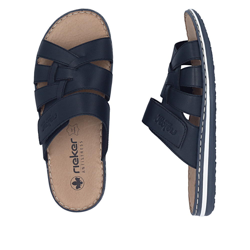 detail Pánské pantofle Rieker 21073-15 modrá