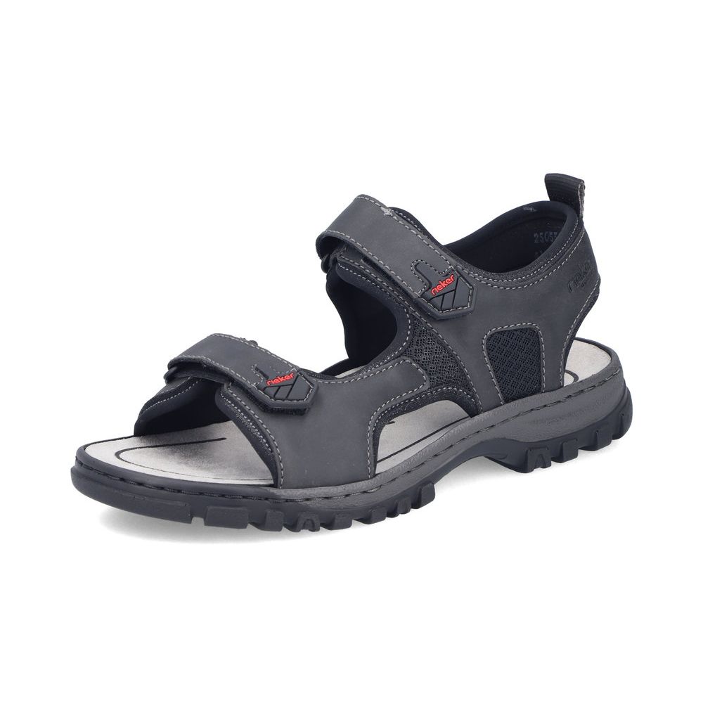 detail Pánské sandály Rieker 25055-00 černá