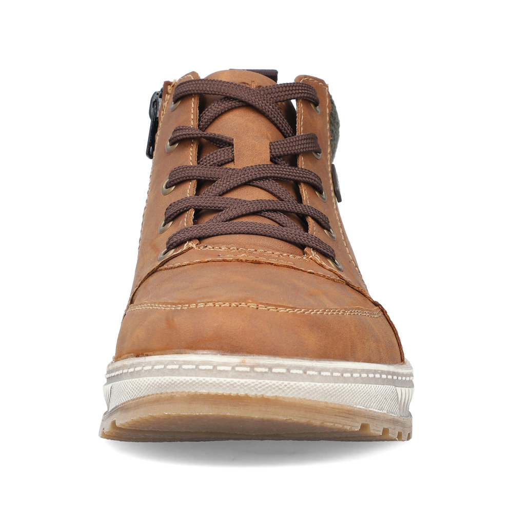 detail Pánská kotníková obuv Rieker 37011-24 hnědá