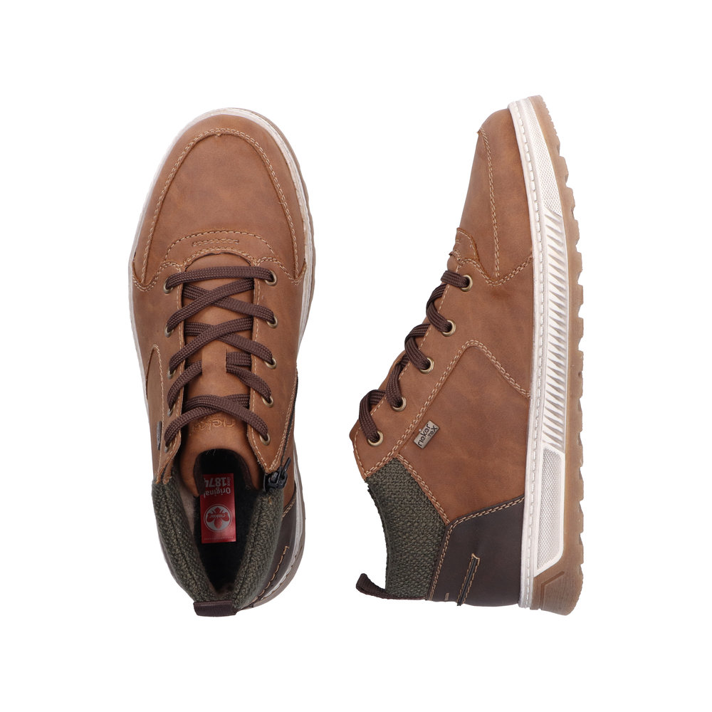 detail Pánská kotníková obuv Rieker 37011-24 hnědá