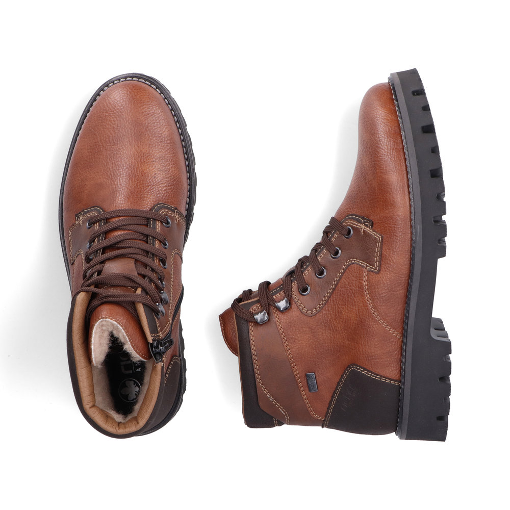 detail Pánská kotníková obuv Rieker 30442-24 hnědá