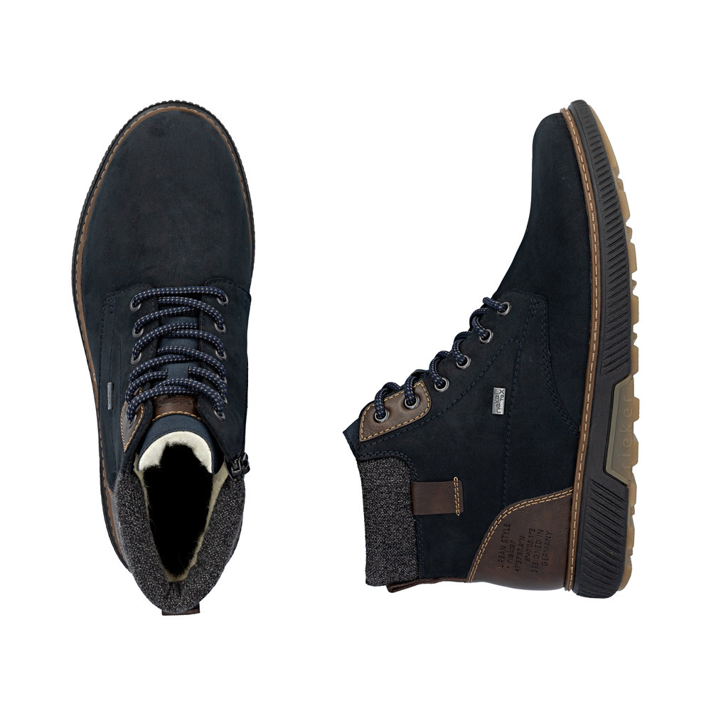 detail Pánská kotníková obuv Rieker B3343-15 modrá