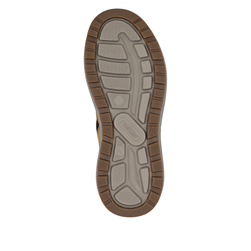 detail Pánská kožená kotníková obuv Rieker 06001-68 žlutá