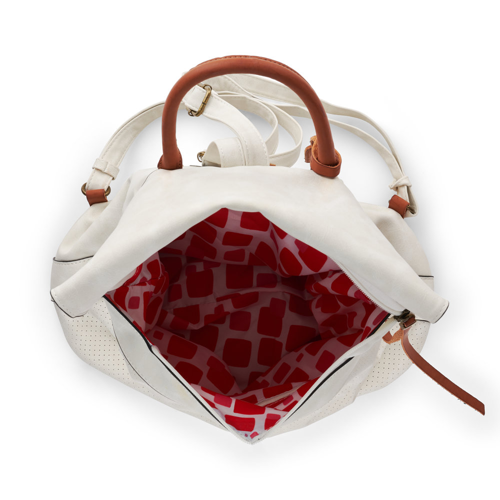 detail Dámský batoh Remonte Q0507-80 bílá