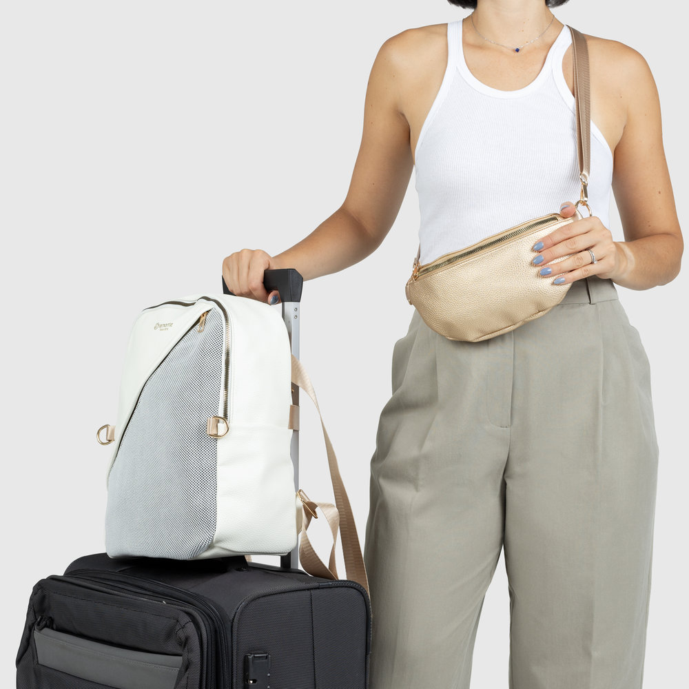 detail Dámský batoh Remonte Q0533-81 bílá, šedá