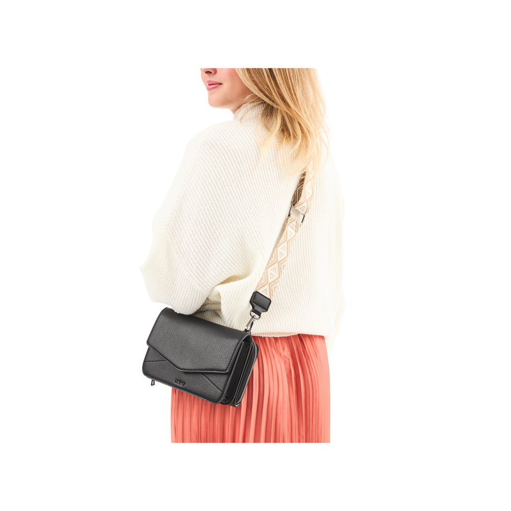 detail Dámská kabelka s peněženkou (2v1) Rieker H1125-00 černá