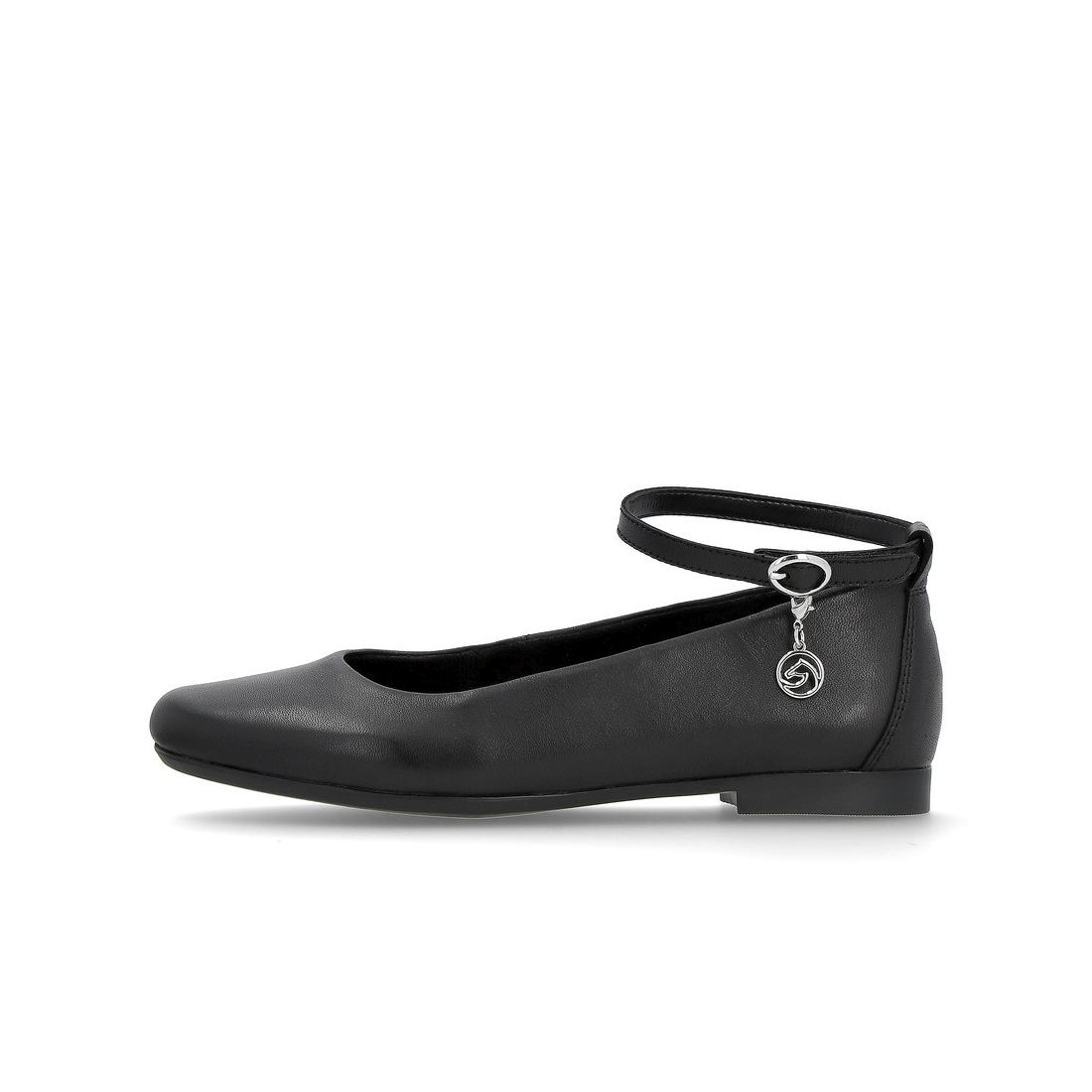 detail Dámské kožené baleríny Remonte D0K03-00 černá