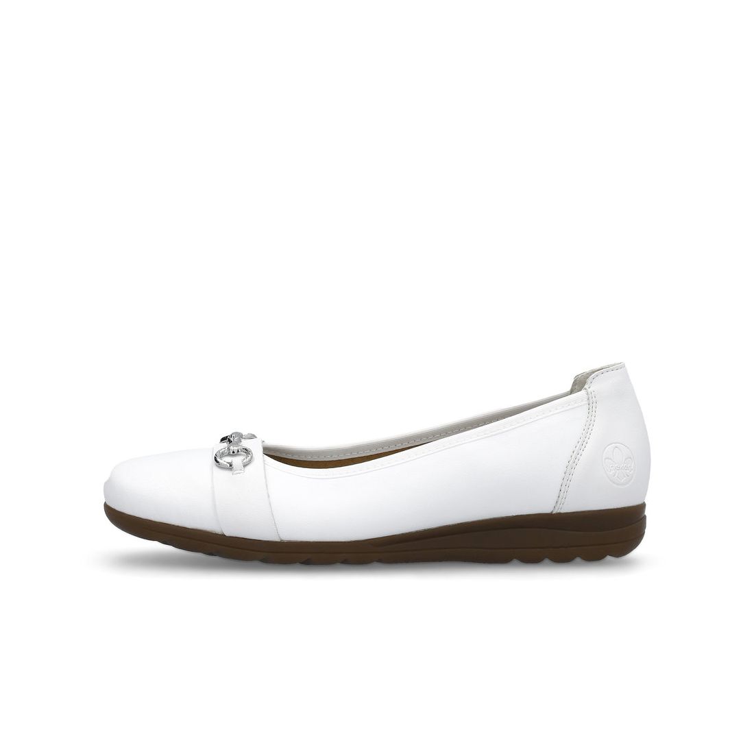 detail Dámské baleríny Rieker L9360-80 bílá