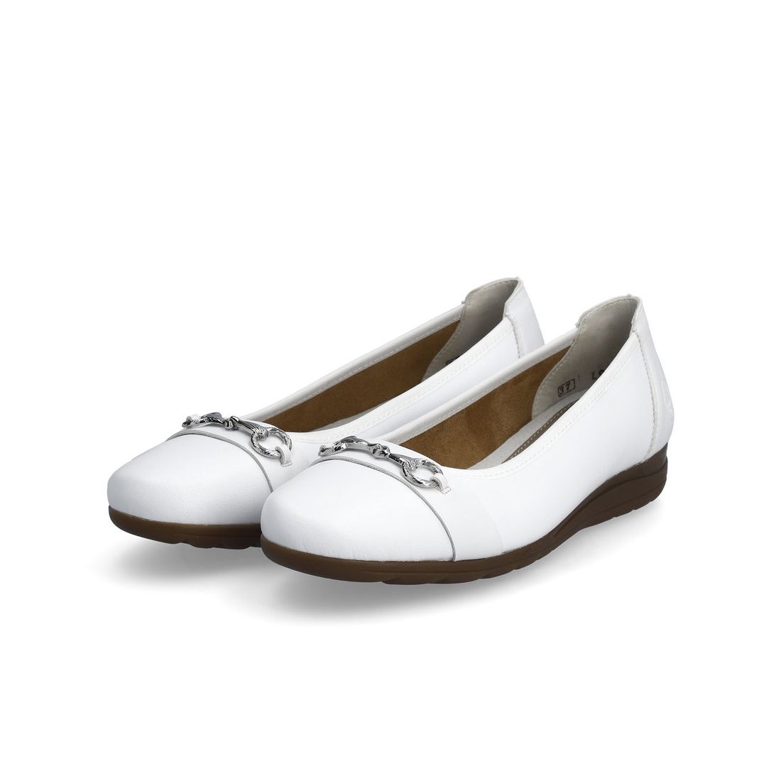 detail Dámské baleríny Rieker L9360-80 bílá