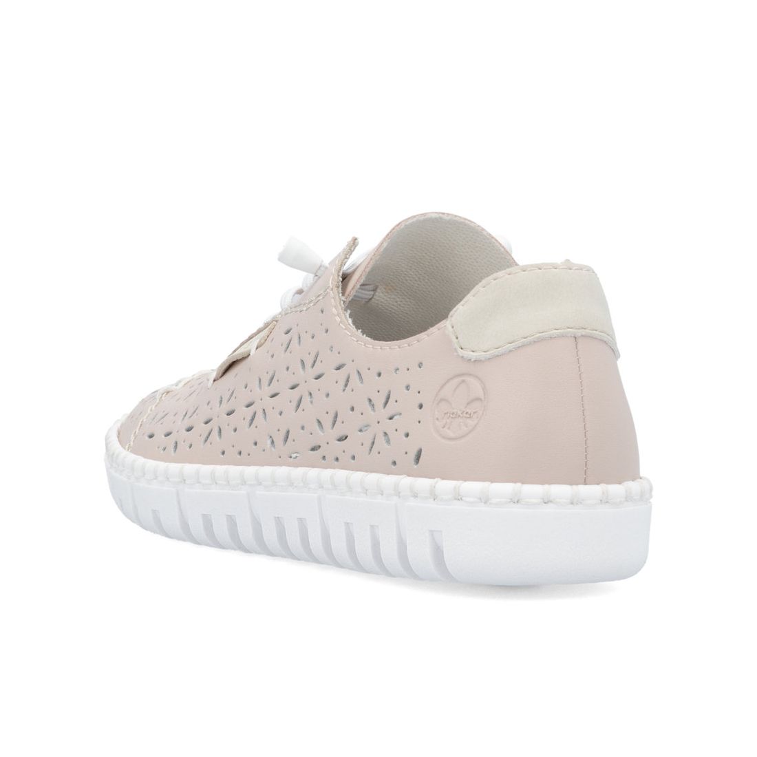 detail Dámské kožené tenisky Rieker M2354-31 růžová