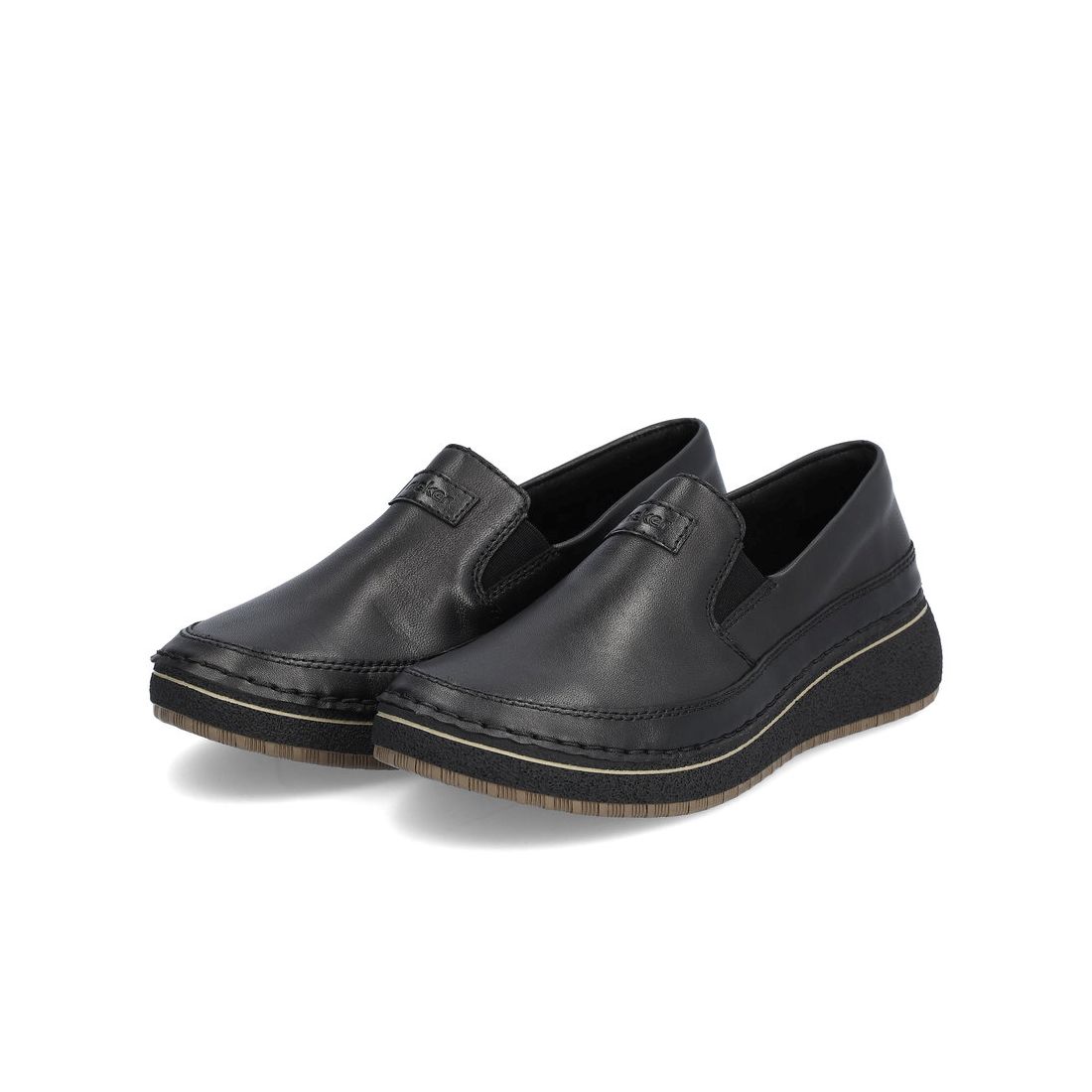 detail Dámské mokasíny Rieker 50950-00 černá