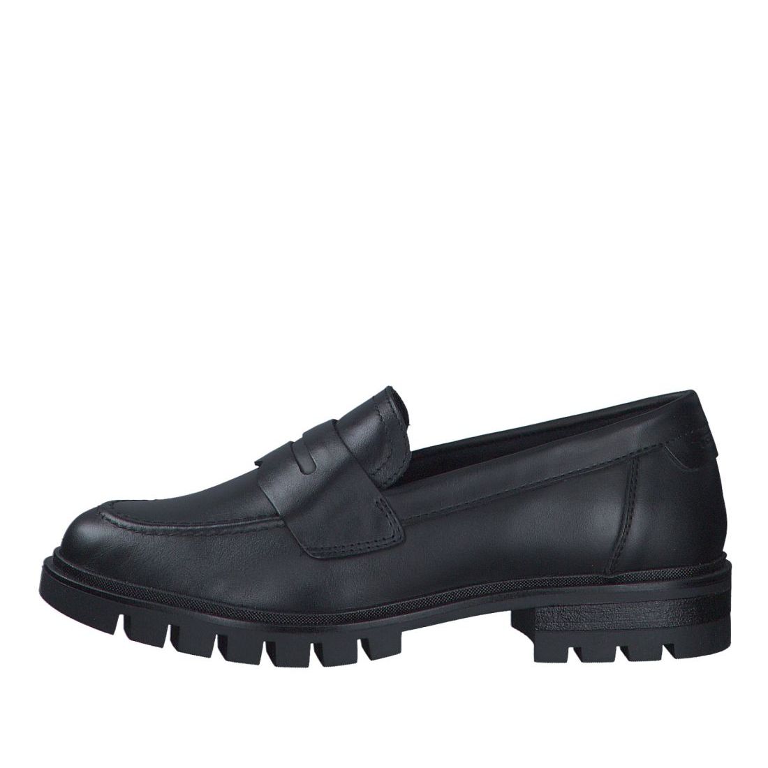 detail Dámské kožené mokasíny Tamaris 24702-43 003 černá