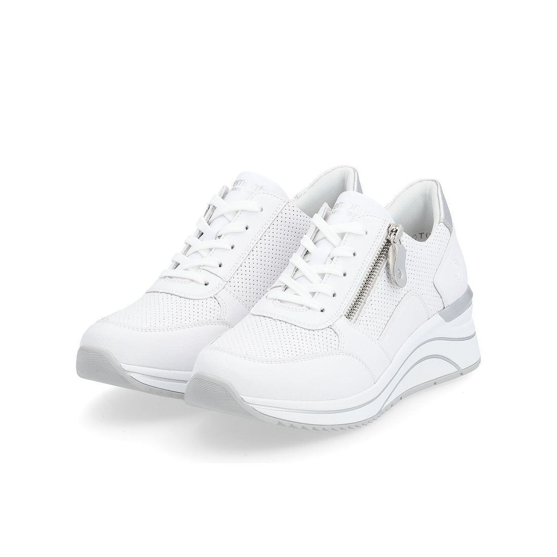 detail Dámské kožené tenisky Remonte D0T06-80 bílá