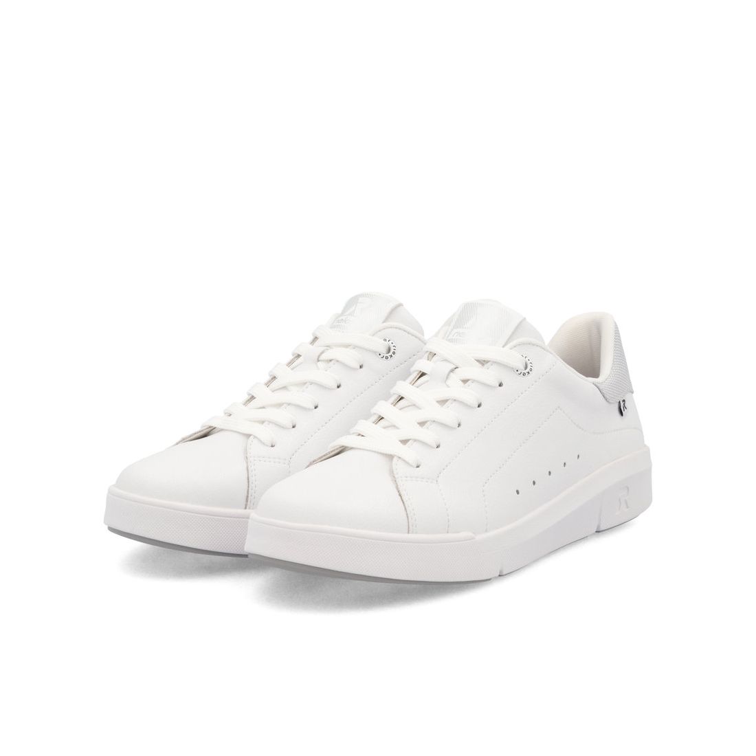 detail Dámské kožené tenisky Rieker Revolution 41902-80 bílá