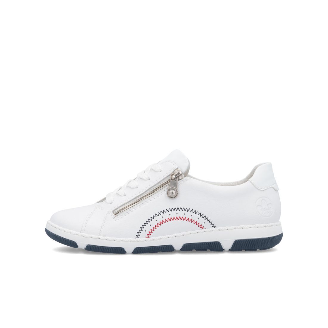 detail Dámské kožené tenisky Rieker 42424-80 bílá