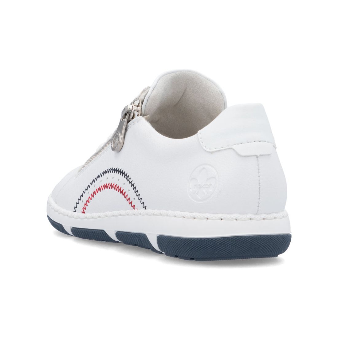 detail Dámské kožené tenisky Rieker 42424-80 bílá