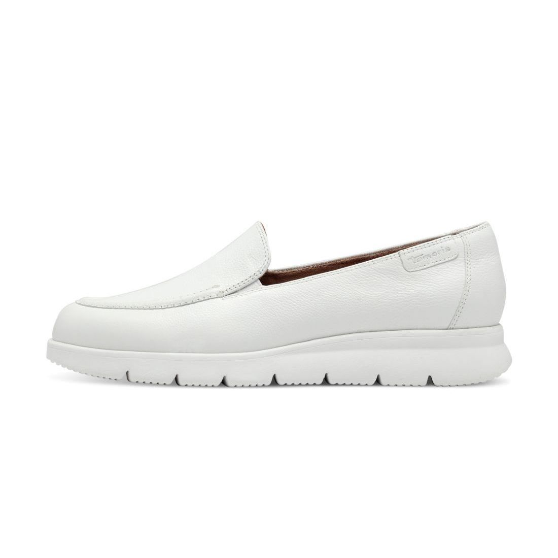 detail Dámské kožené mokasíny Tamaris 24629-44 100 bílá