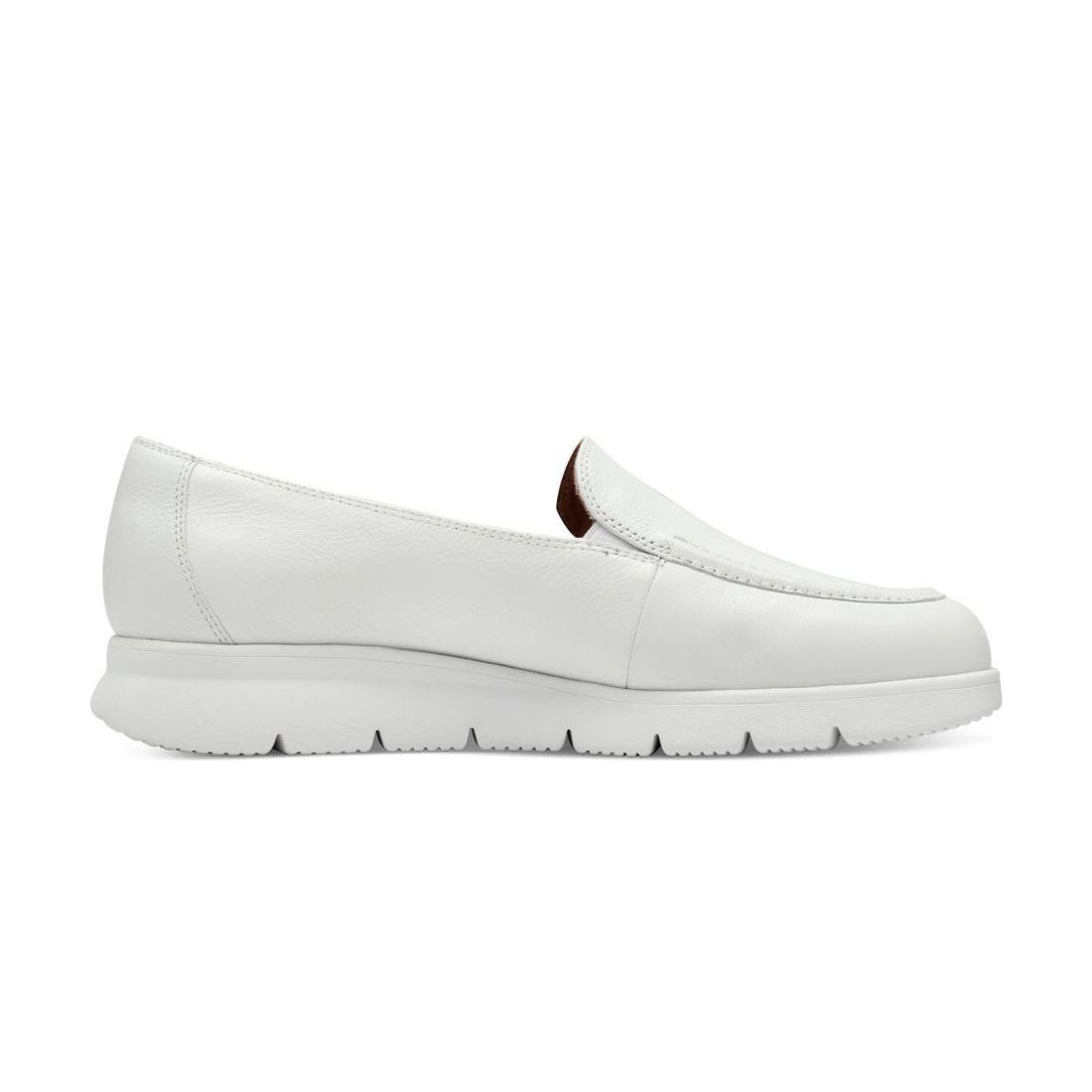 detail Dámské kožené mokasíny Tamaris 24629-44 100 bílá