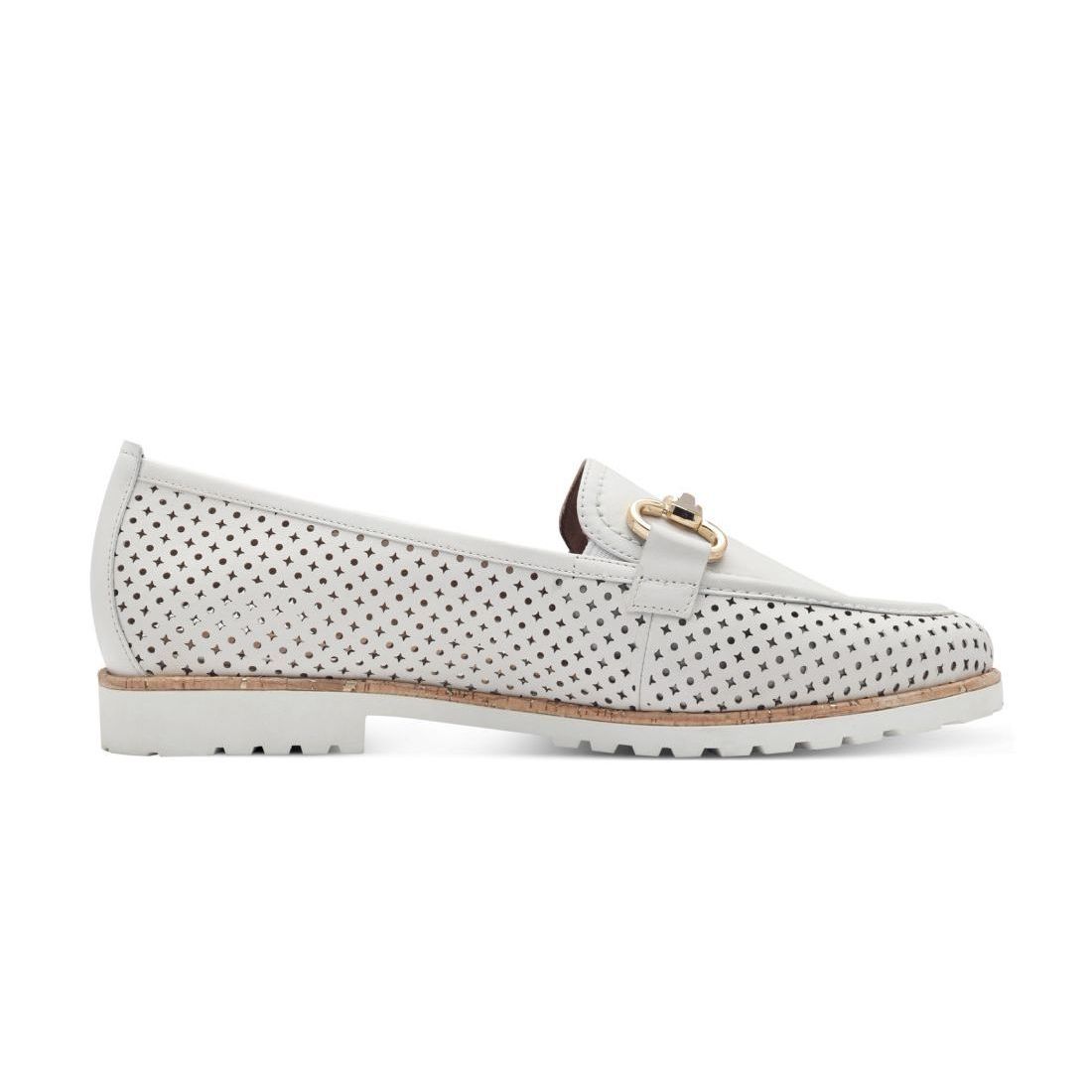 detail Dámské kožené mokasíny Tamaris 24230-44 100 bílá