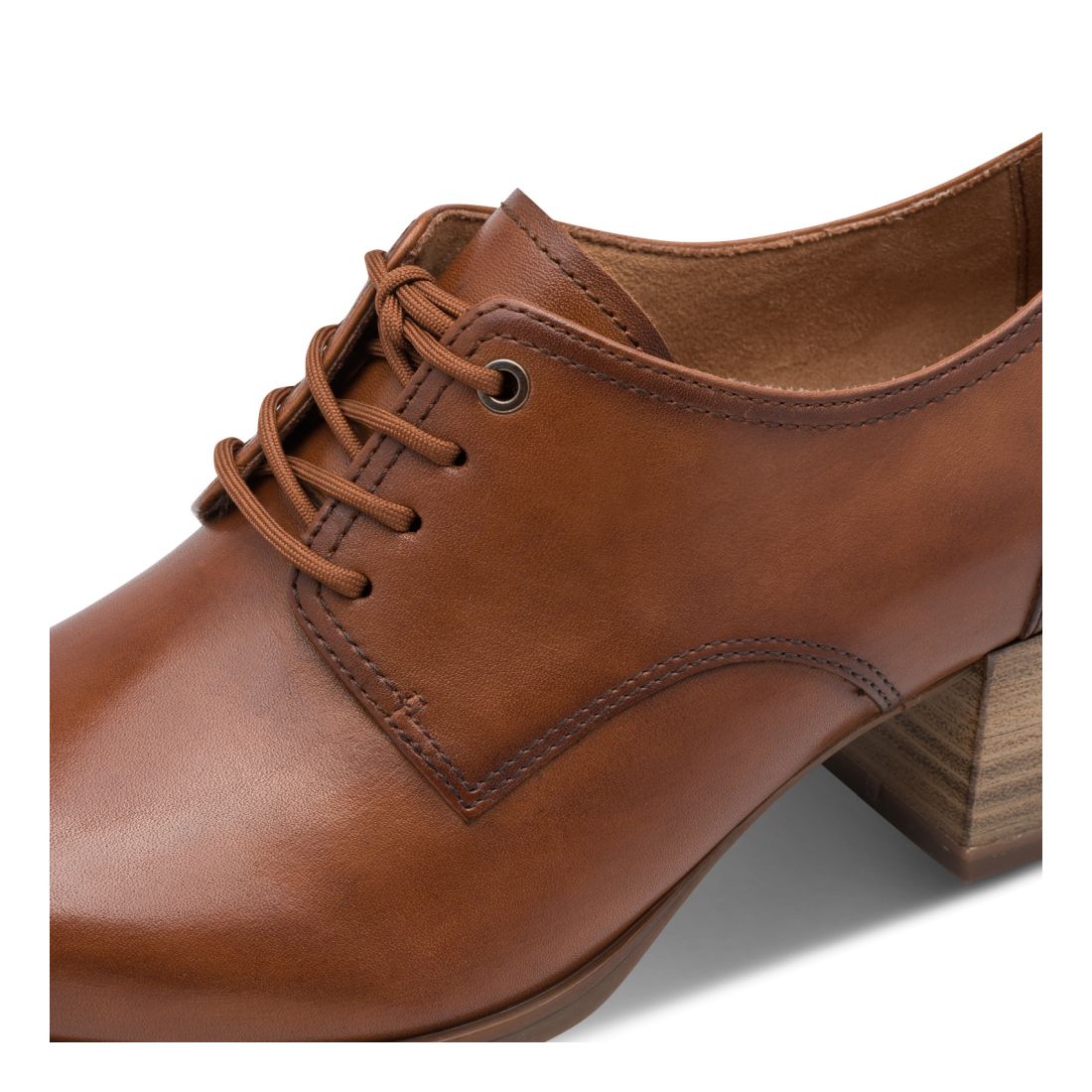 detail Dámské kožené polobotky Tamaris 23307-42 305 hnědá