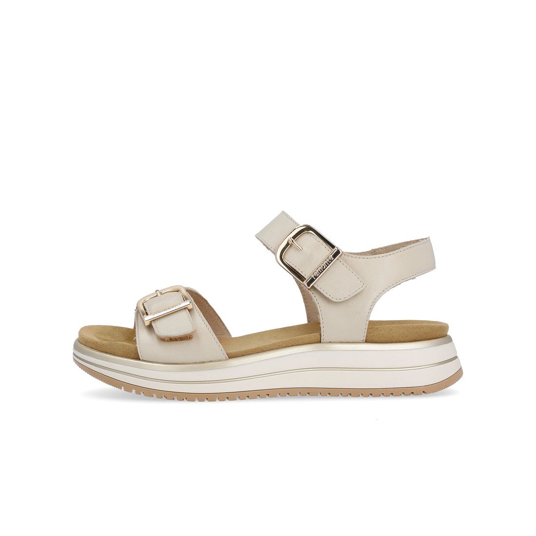 detail Dámské kožené sandály Remonte D1J51-80 bílá