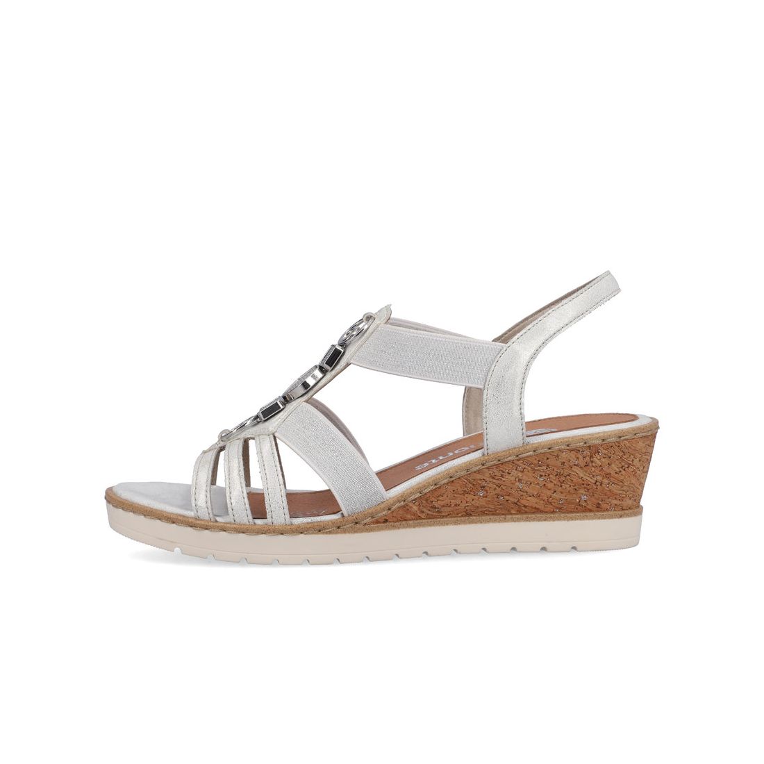 detail Dámské sandály Remonte R6264-80 bílá