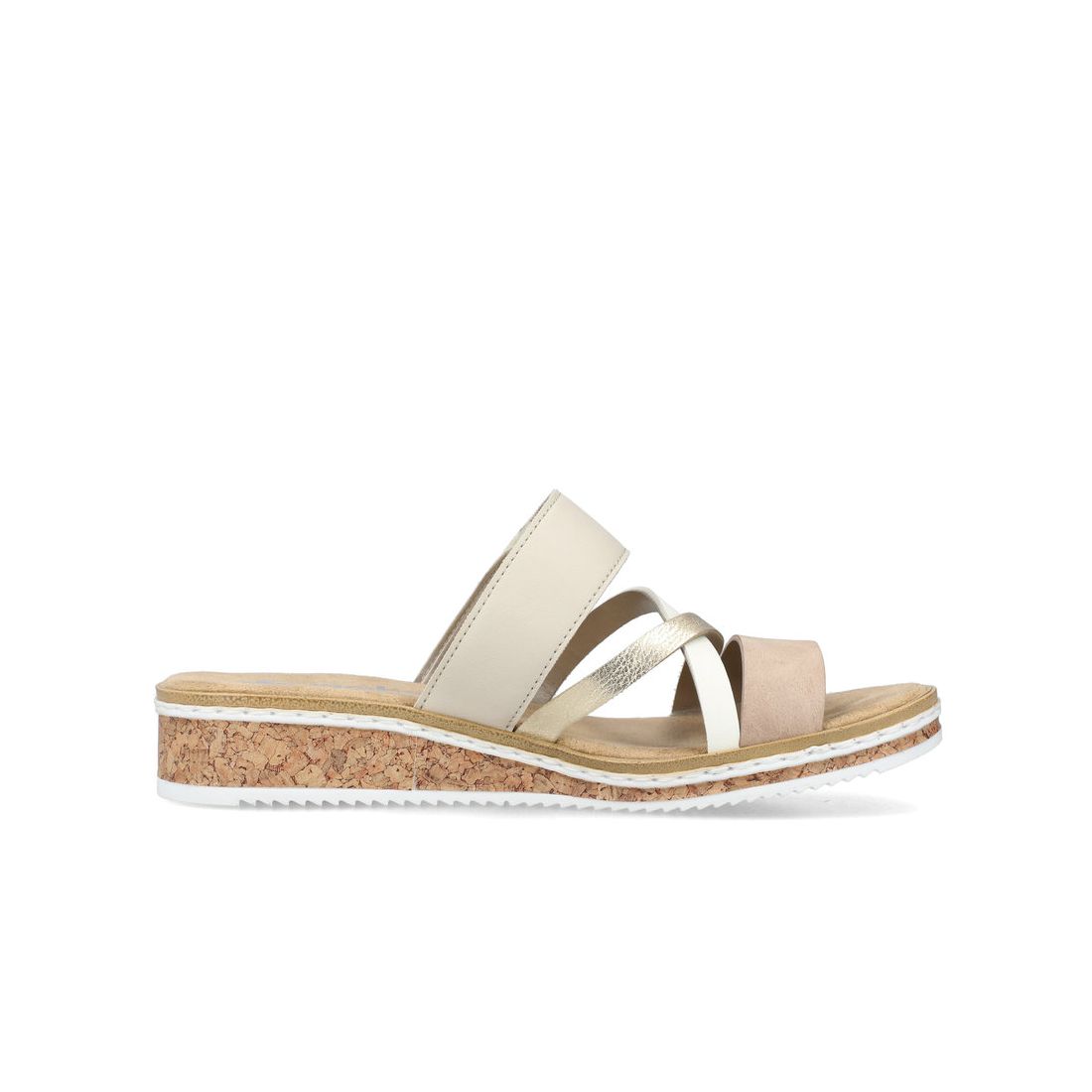 detail Dámské pantofle Rieker V3652-94 multicolor