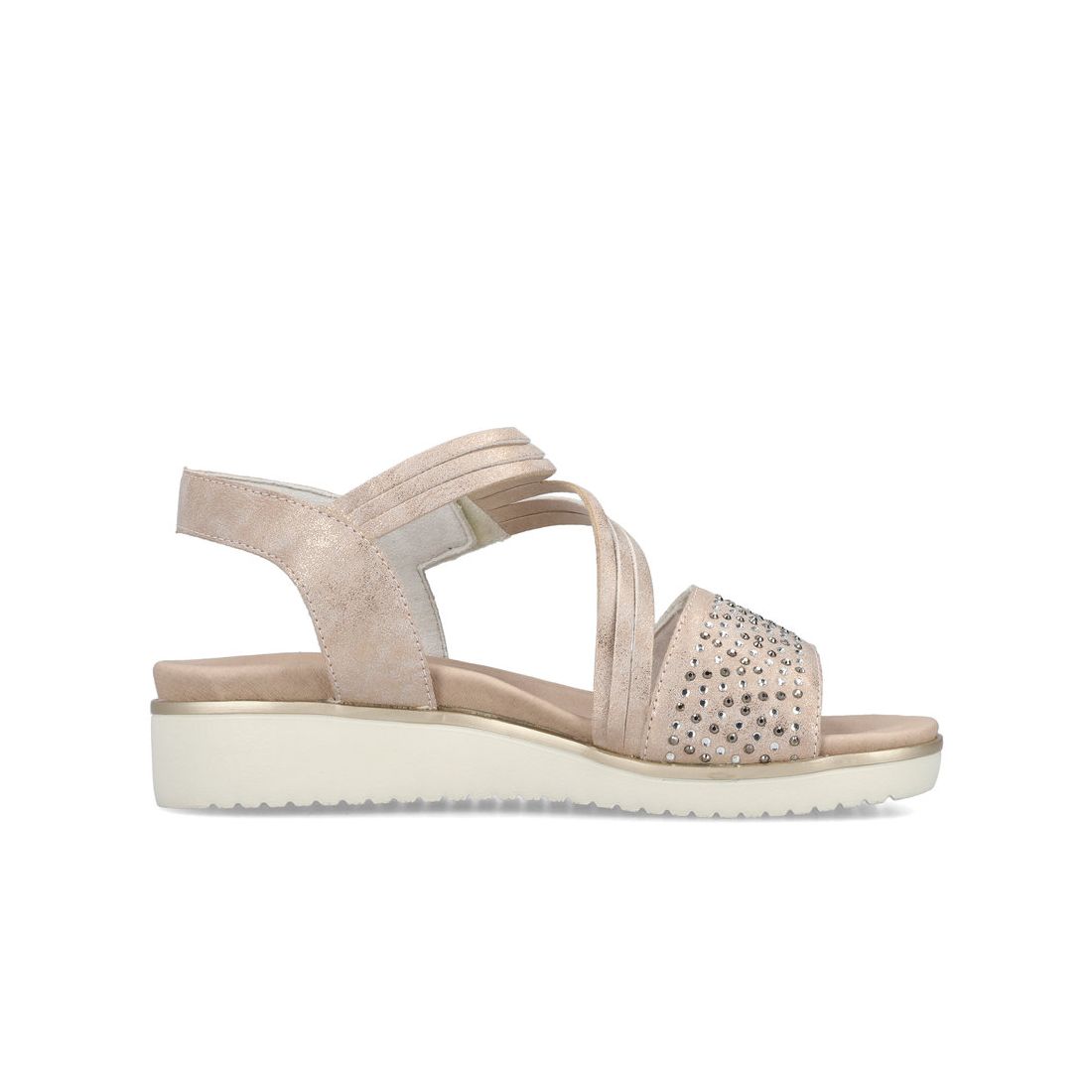 detail Dámské sandály Rieker V3764-90 růžová