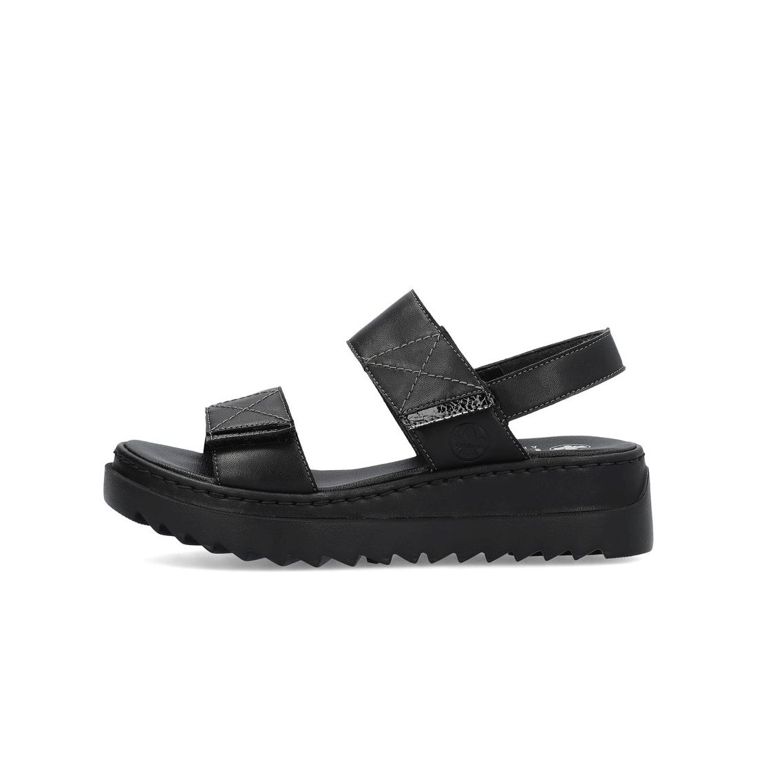 detail Dámské sandály Rieker V4475-00 černá