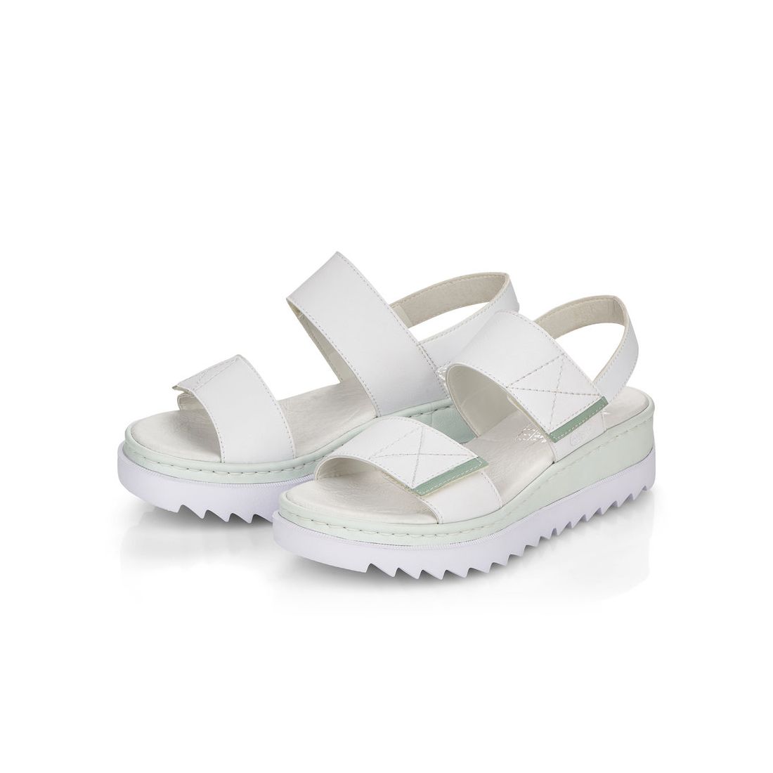 detail Dámské sandály Rieker V4475-80 bílá