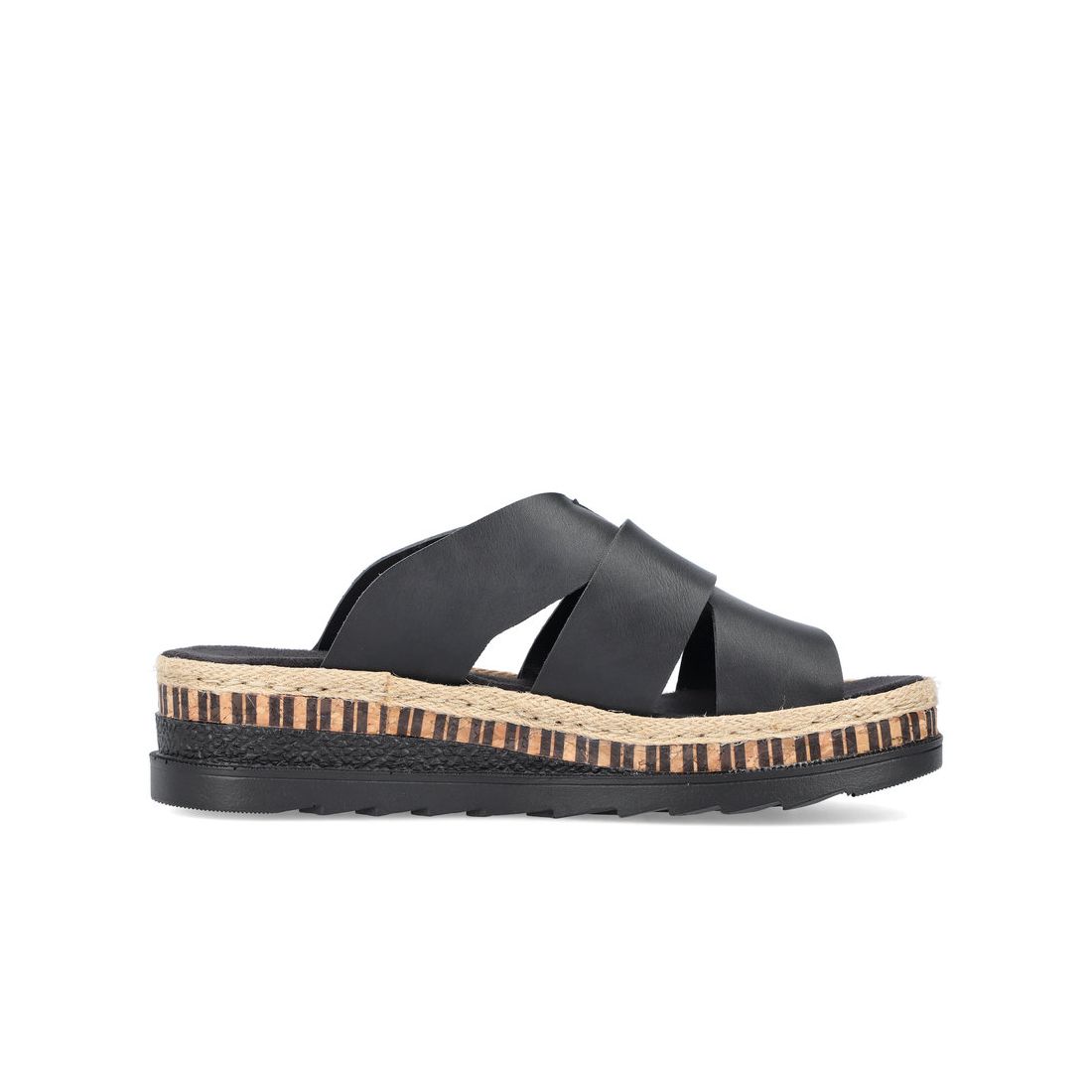 detail Dámské pantofle Rieker V7989-00 černá