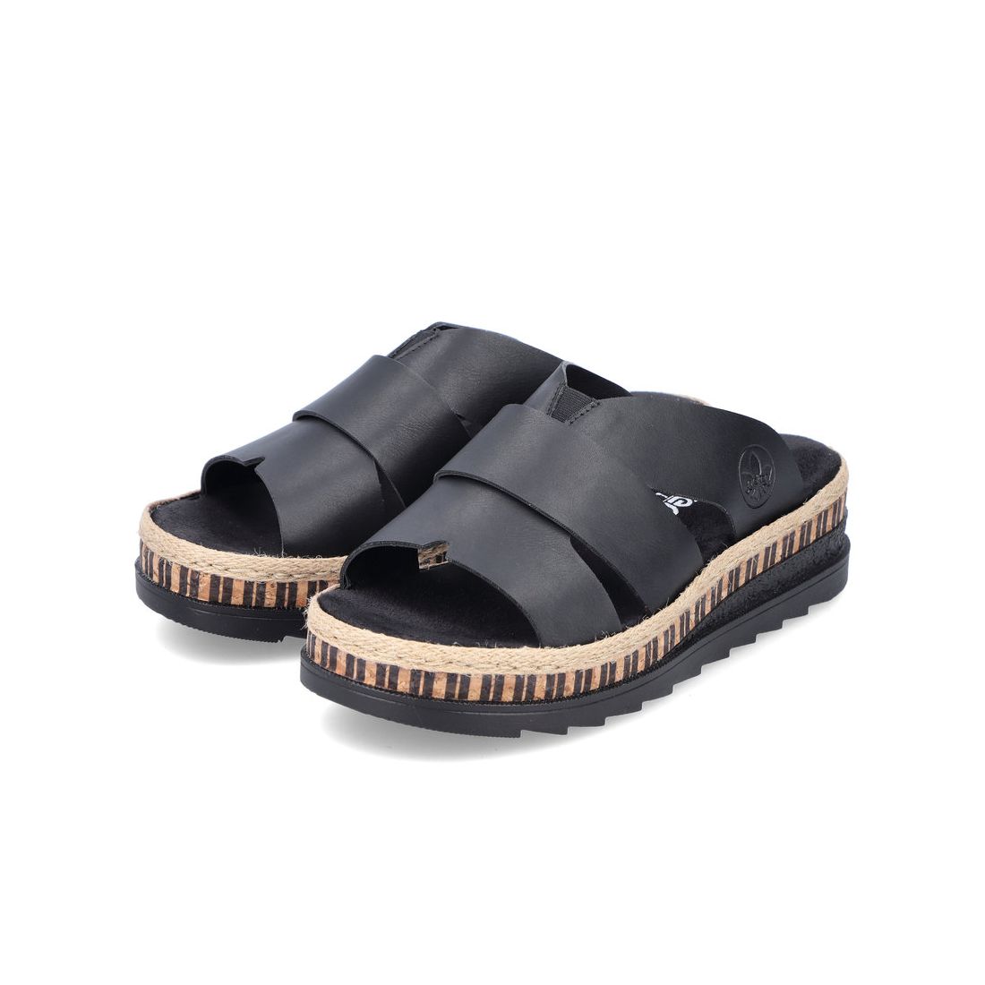 detail Dámské pantofle Rieker V7989-00 černá