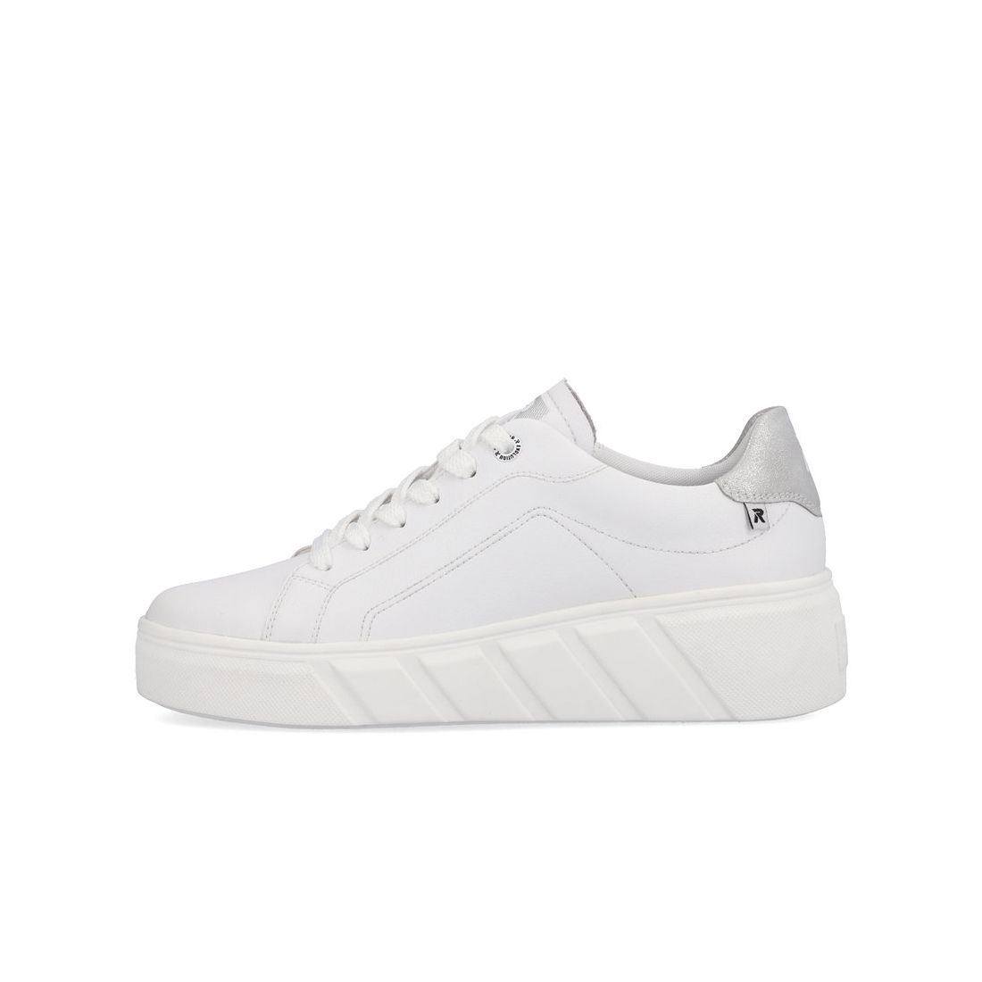 detail Dámské kožené tenisky Rieker Revolution W0501-80 bílá
