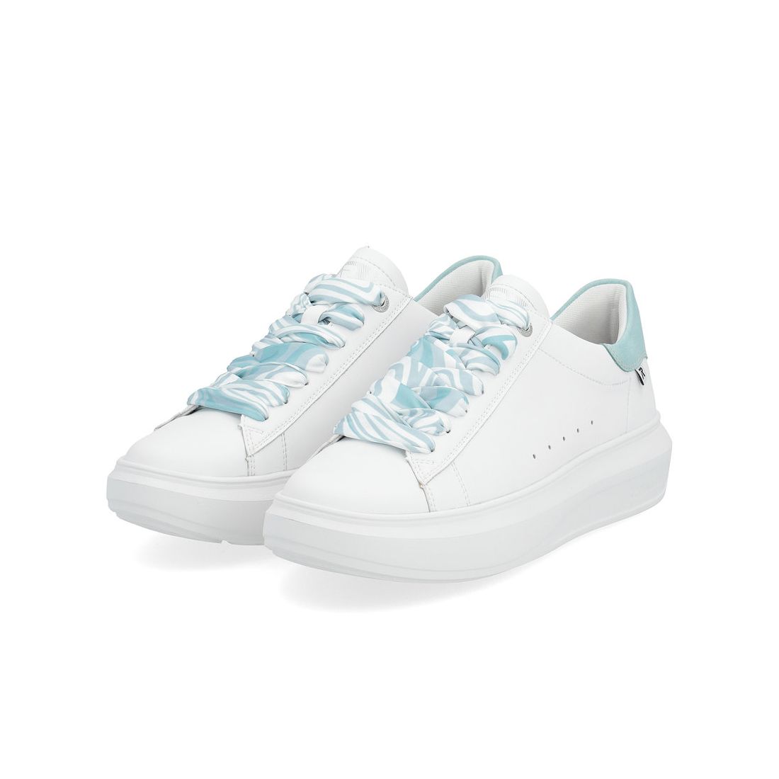 detail Dámské kožené tenisky Rieker Revolution W1201-81 bílá