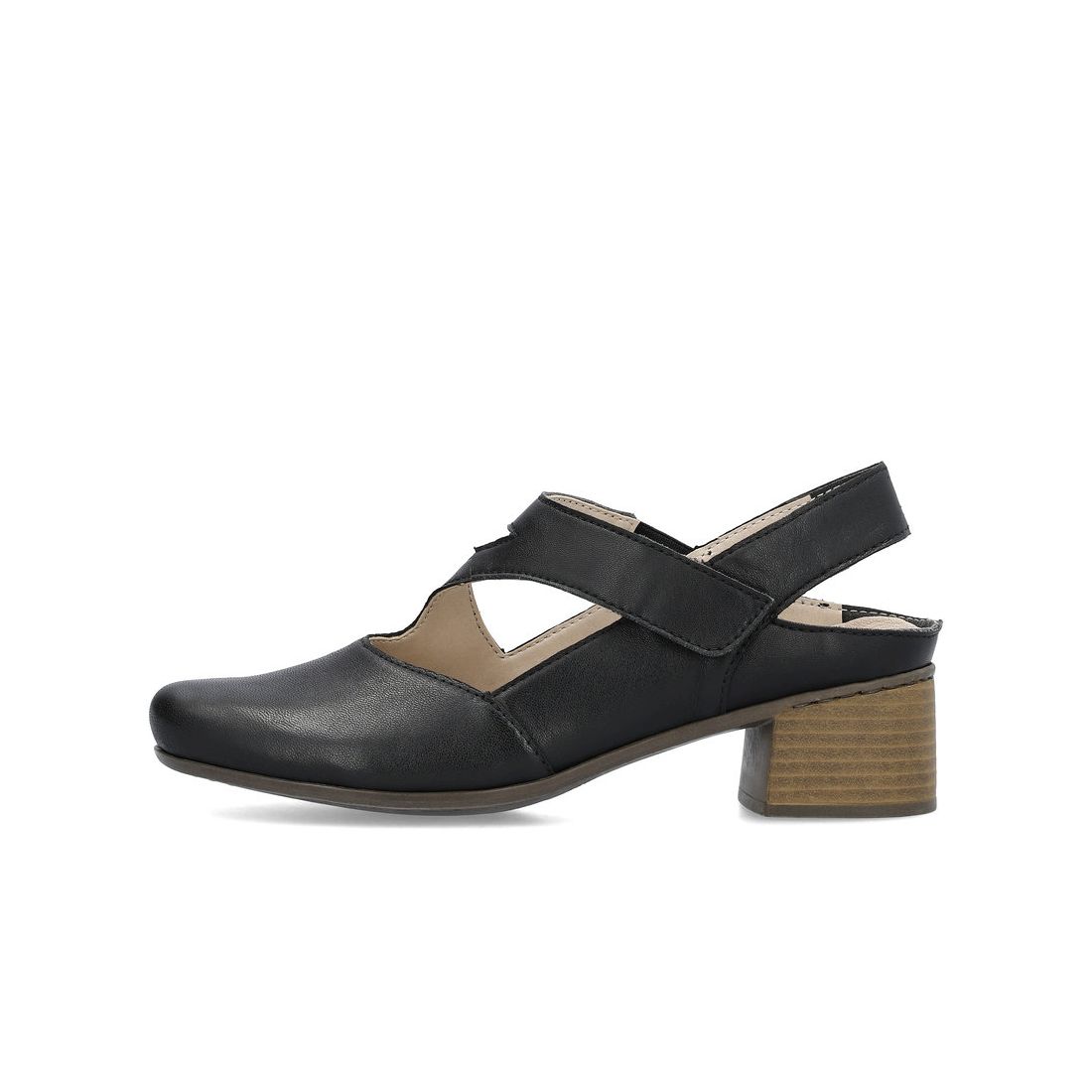 detail Dámské lodičky Rieker 41697-00 černá