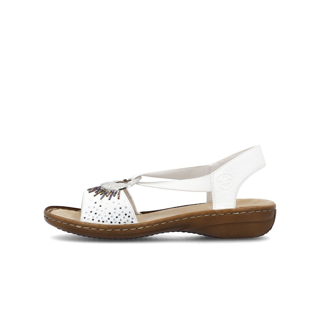 detail Dámské sandály Rieker 60880-80 bílá