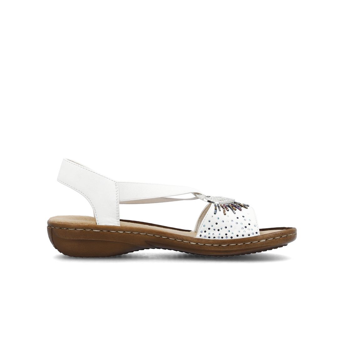 detail Dámské sandály Rieker 60880-80 bílá