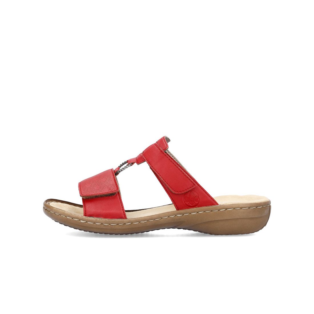 detail Dámské nazouváky Rieker 60885-33 červená