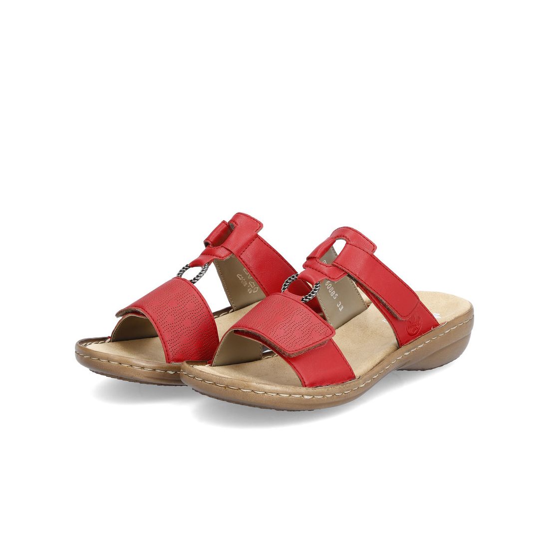 detail Dámské nazouváky Rieker 60885-33 červená