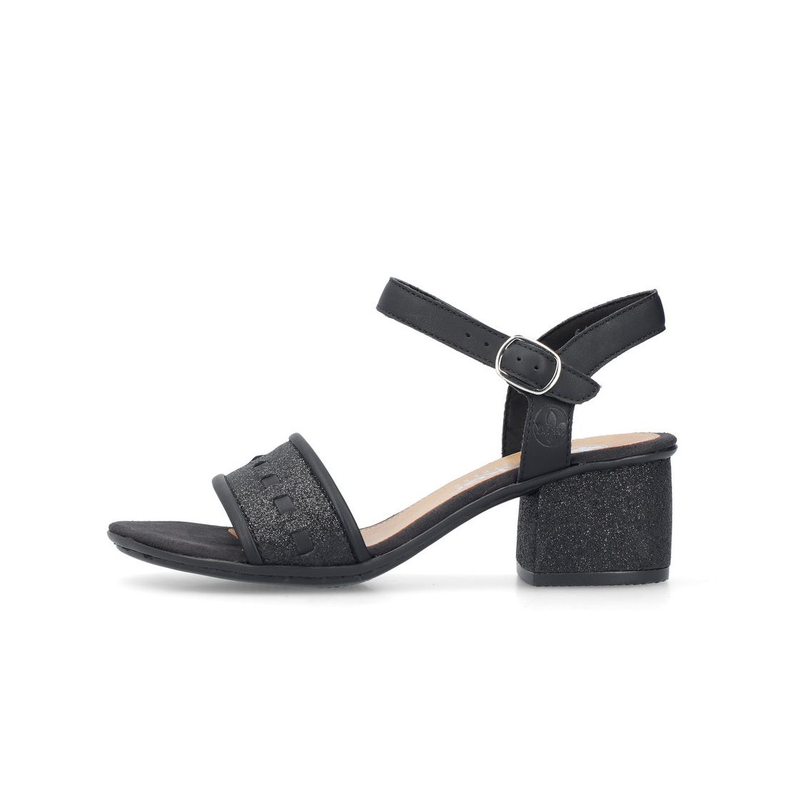 detail Dámské sandály Rieker 64653-00 černá