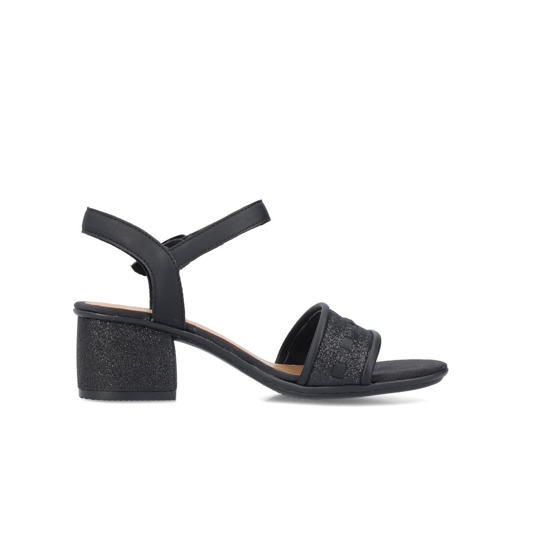 detail Dámské sandály Rieker 64653-00 černá